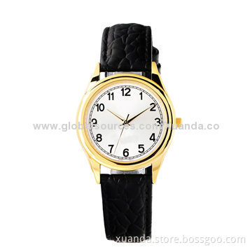 Manufacture customized women brand leather wrist watch are most fashionable
